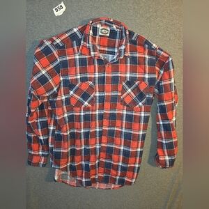 Men's Vintage XLT Red and Blue Flannel Gorpcore Lumberjack